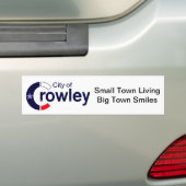 Sticker pare-chocs - Crowley, TX (En voiture)