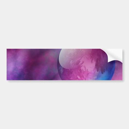 Sticker pare-chocs dans l'espace extra-atmosphériq (Devant)