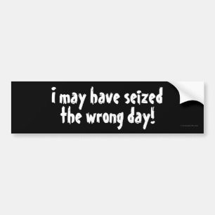 Sticker pare-chocs de jour saisi