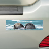 Sticker pare-chocs de la loutre (En voiture)