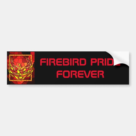 Sticker pare-chocs de la Pride Phoenixer (Devant)
