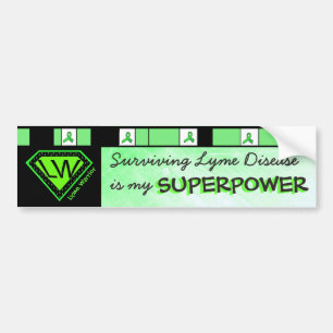 Sticker pare-chocs de la superpuissance de la mala