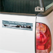 Sticker pare-chocs de loutres (Sur camion)