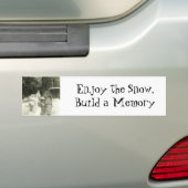 Sticker pare-chocs de mémoire de neige (En voiture)