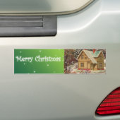 Sticker pare-chocs de Noël (En voiture)