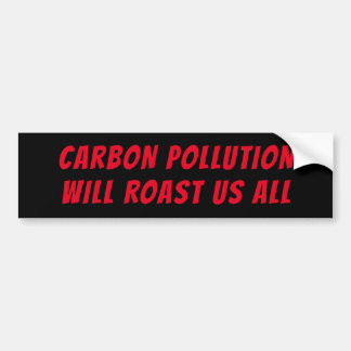 Sticker pare-chocs de pollution