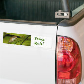 Sticker pare-chocs de règle de grenouilles (Sur camion)