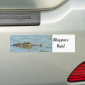 Sticker pare-chocs de règle des alligators (En voiture)