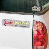 Sticker pare-chocs de ressources de spam (Sur camion)