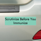 Sticker pare-chocs de vaccin (En voiture)