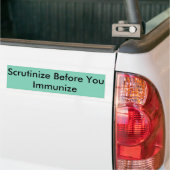 Sticker pare-chocs de vaccin (Sur camion)
