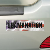 Sticker pare-chocs d'OBAMANATION (En voiture)