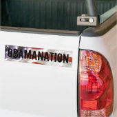 Sticker pare-chocs d'OBAMANATION (Sur camion)