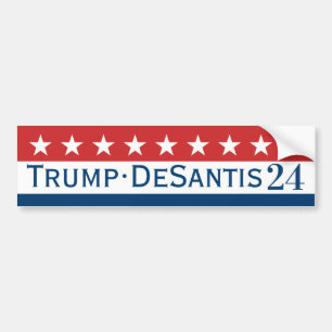 Sticker pare-chocs Donald Trump Mike Pence Stars 2