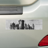Sticker pare-chocs du château médiéval (En voiture)