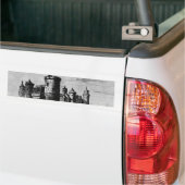 Sticker pare-chocs du château médiéval (Sur camion)