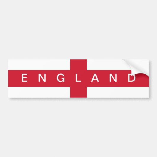 Sticker pare-chocs du drapeau de l'Angleterre (Devant)