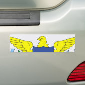 Sticker pare-chocs du drapeau des îles Vierges (En voiture)