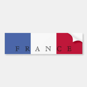 Sticker pare-chocs du drapeau français