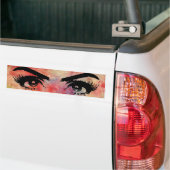 Sticker pare-chocs en marbre rose (Sur camion)