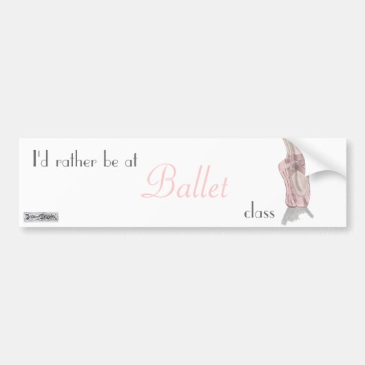 Sticker pare-chocs en pointe (Devant)