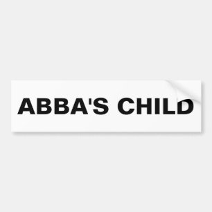 Sticker pare-chocs "Enfant d'Abba"