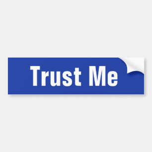 Sticker pare-chocs Faites-moi confiance