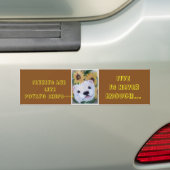 Sticker pare-chocs Ferret (En voiture)