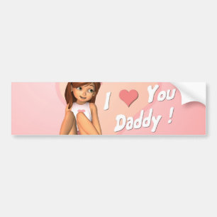 Sticker pare-chocs fête des pères