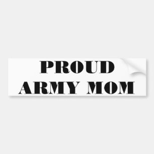 Sticker pare-chocs Fière maman armée