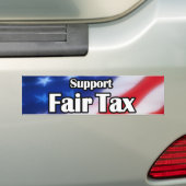 Sticker pare-chocs fiscal équitable (En voiture)