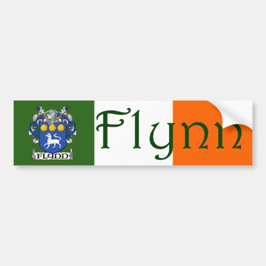 Sticker pare-chocs Flynn blason (Devant)