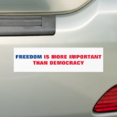 Sticker pare-chocs Freedom (En voiture)