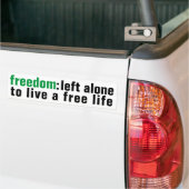 Sticker pare-chocs Freedom (Sur camion)