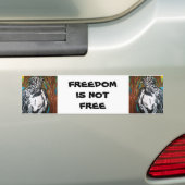 sticker pare-chocs FREEDOM (En voiture)