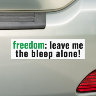 Sticker pare-chocs Freedom Bleep