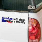 Sticker pare-chocs Freedom (drapeau v.2) (Sur camion)