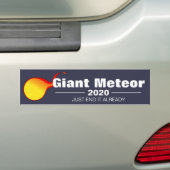 Sticker pare-chocs géant Meteor 2020 (En voiture)