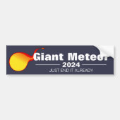 Sticker pare-chocs géant Meteor 2024 (Devant)