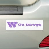 Sticker pare-chocs Go Dawgs (En voiture)