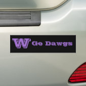 Sticker pare-chocs Go Dawgs (En voiture)