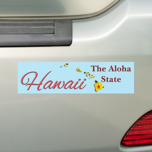 Sticker pare-chocs - HAWAII (En voiture)