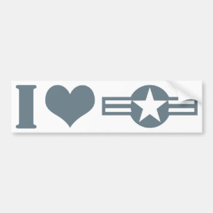 Sticker pare-chocs I Luv USA