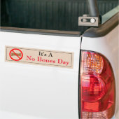 Sticker pare-chocs illustré No Bones Day (Sur camion)