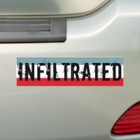 Sticker pare-chocs infiltré