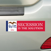 Sticker pare-chocs Iowa Secession (En voiture)
