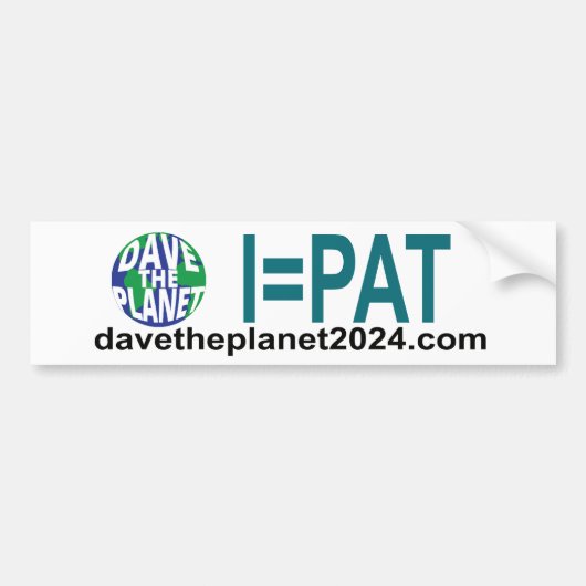 Sticker pare-chocs IPAT Equation (Devant)