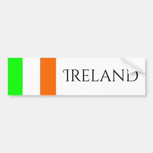 sticker pare-chocs irlandais (Devant)