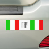 sticker pare-chocs Italie (En voiture)
