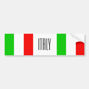 sticker pare-chocs Italie
